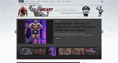 Desktop Screenshot of beastmotivation.com